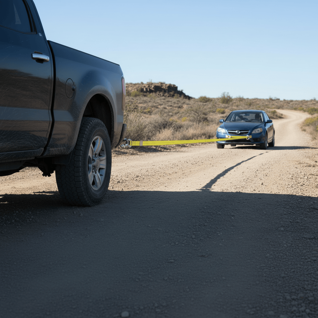 Dyllu Specialty Safety Equipment Dyllu Tow Strap With Steel Hooks - DTRT33260