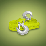 Dyllu Specialty Safety Equipment Dyllu Tow Strap With Steel Hooks - DTRT33260
