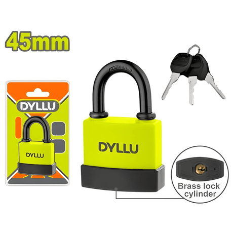 Dyllu Padlocks & Accessories Dyllu Weatherproof Padlock  45mm - DTPD9445