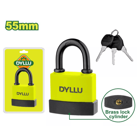 Dyllu Padlocks & Accessories Dyllu Weatherproof Padlock  55mm - DTPD9455