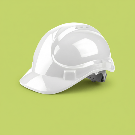 Dyllu Safety Helmets Dyllu White Safety Helmet - DTSH1303