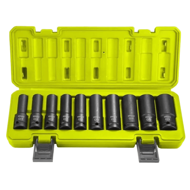 Dyllu Sockets & Hex Keys Dyllui ½″ 10-Pieces Deep Impact Socket Set – DTMS2D02