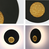 Eclipse Radiance Black LED Wall Light