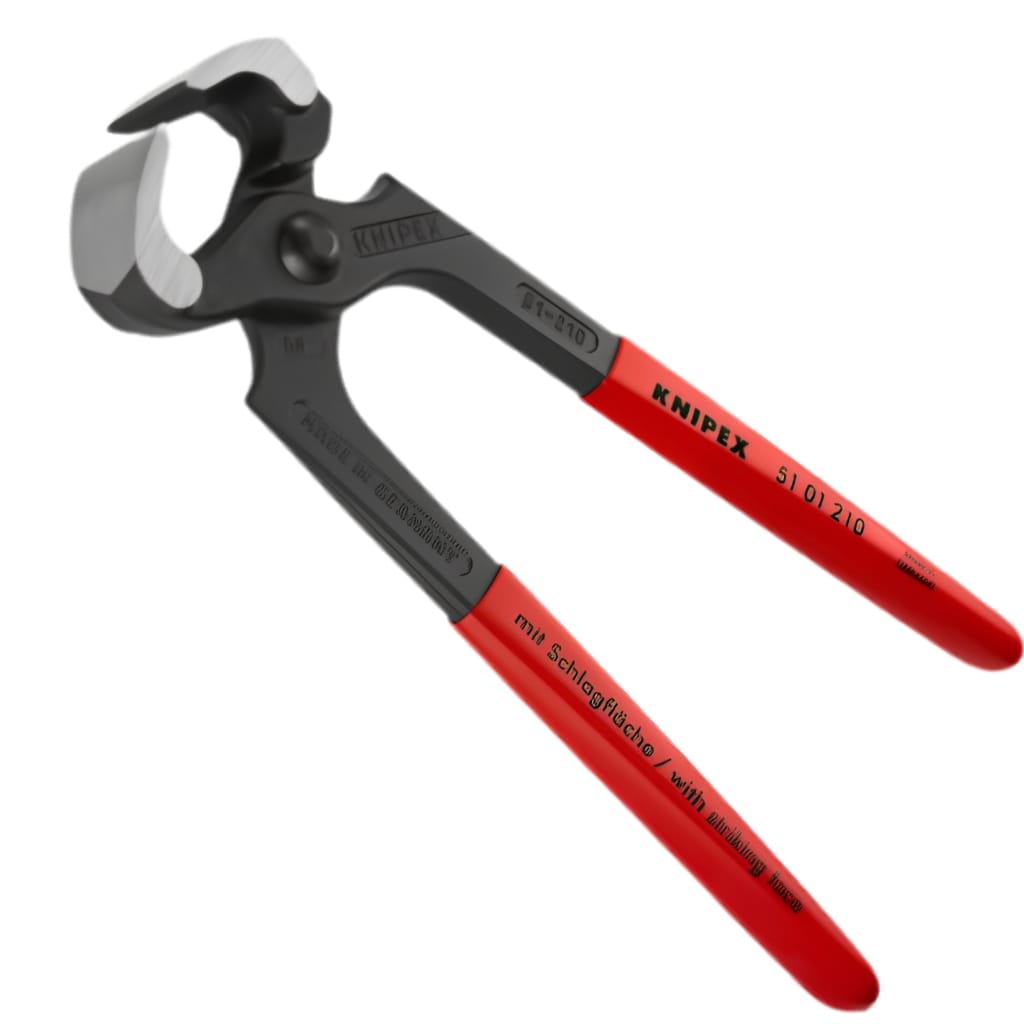 Knipex Carpenter Pincer with Hammer Head 210mm - K-5101210