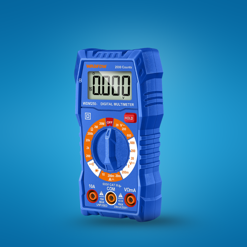Wadfow Digital Multimeter 2000 Counts 600V - WDM2508