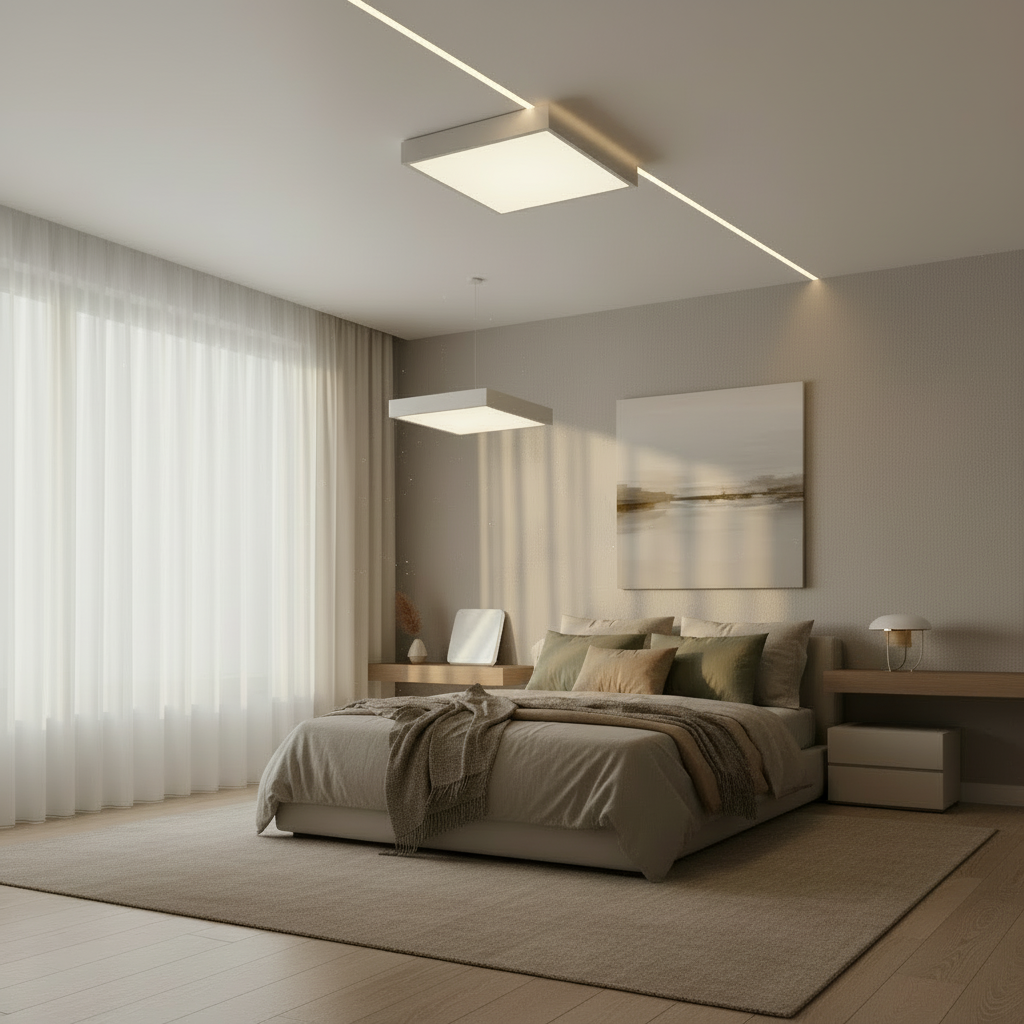 Eglo Light Bulbs & Fixtures Eglo Giron Square  Ceiling Light  22W 40W 55W