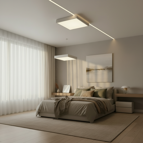 Eglo Light Bulbs & Fixtures Eglo Giron Square  Ceiling Light  22W 40W 55W