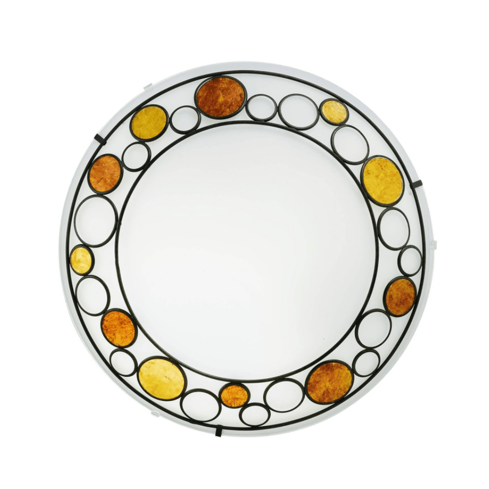 Eglo Light Bulbs & Fixtures Eglo Multi-Colored Toleda Round Ceiling Light - 89323