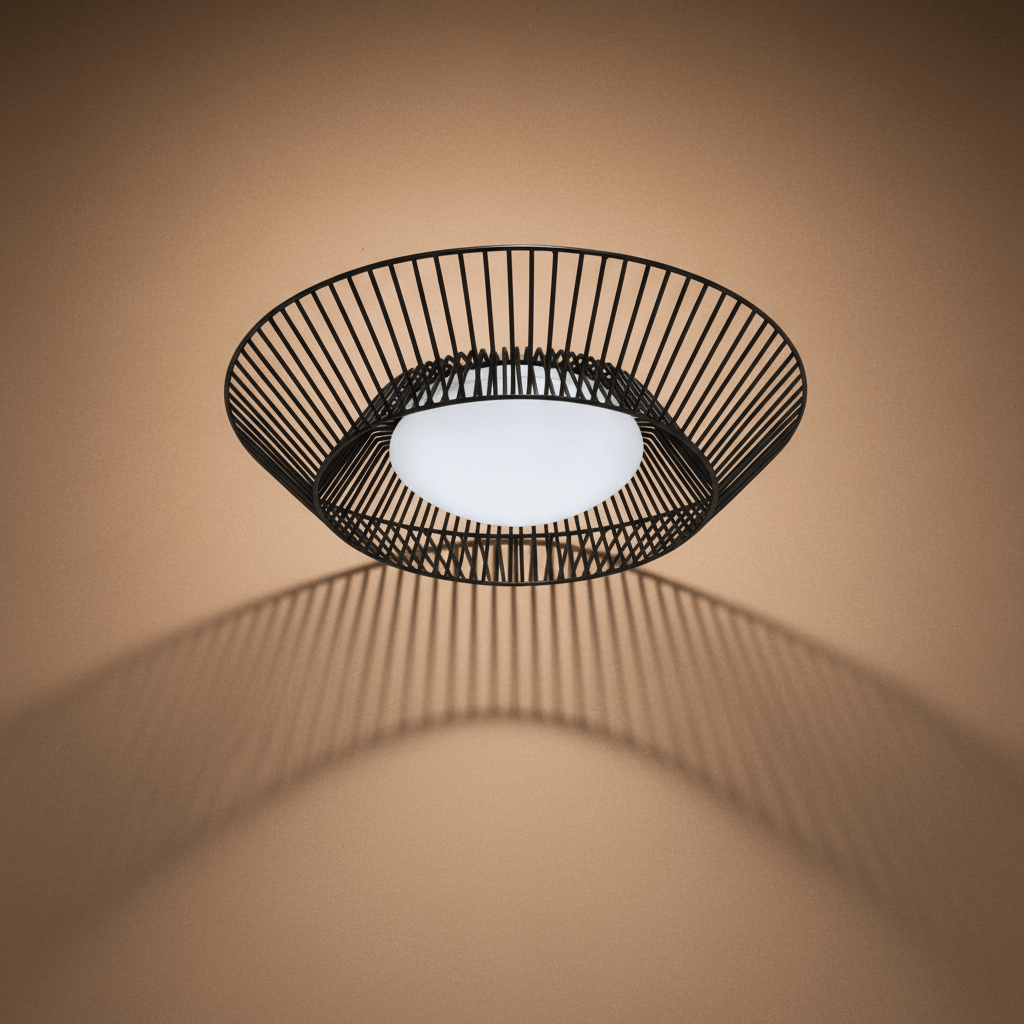 Eglo Light Bulbs & Fixtures Eglo Piastre Antique Brown Ceiling Light 12W - 93981