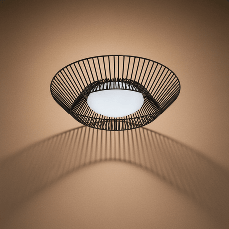 Eglo Light Bulbs & Fixtures Eglo Piastre Antique Brown Ceiling Light 12W - 93981