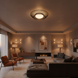 Eglo Light Bulbs & Fixtures Eglo Piastre Antique Brown Ceiling Light 12W - 93981