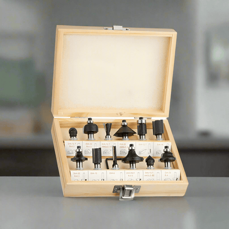 Einhell Router Einhell FS 12 Router Bit Kit 12 Pieces