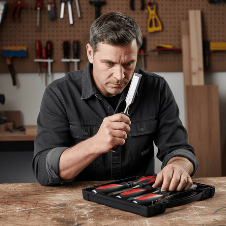 Elora Hand Tools Elora 4-Piece Wood Chisel Set for Carpentry, Joinery & Woodworking - ELO-WCH4S