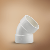 Era Plumbing Accessories ERA 45° Elbow Light PVC Pipe Fitting - UDAL003