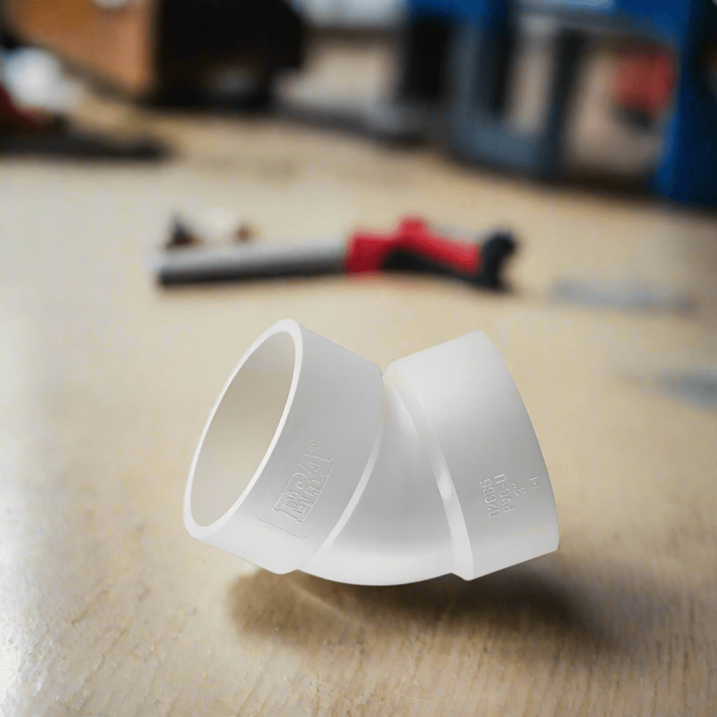 Era Plumbing Accessories ERA 45° Elbow Light PVC Pipe Fitting - UDAL003