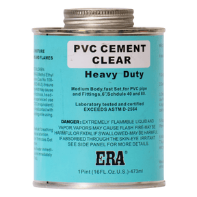Era Plumbing Accessories ERA Heavy Duty PVC Cement Clear Glue - 118ml, 177ml, 473ml