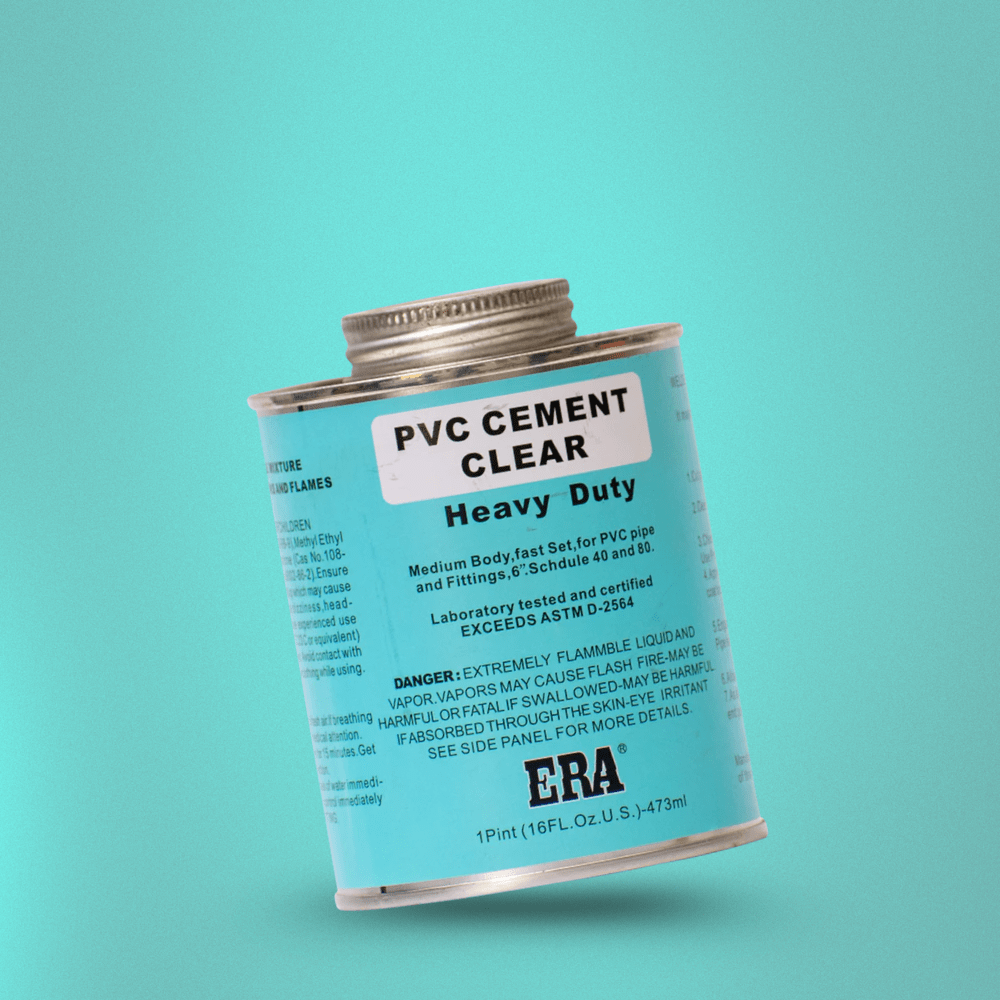Era Plumbing Accessories ERA Heavy Duty PVC Cement Clear Glue - 118ml, 177ml, 473ml