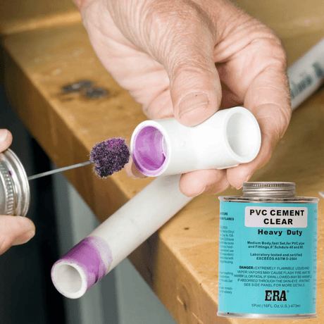 Era Plumbing Accessories ERA Heavy Duty PVC Cement Clear Glue - 118ml, 177ml, 473ml