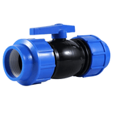 Era Plumbing Accessories Era Plastic Double Union Ball Valve 1" & 3/4"