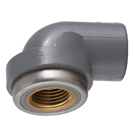 Era Plumbing Accessories Era PVC Female Elbow with Brass Schedule SCH80 1/2"- UP8S016