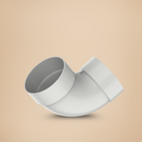 Era Plumbing Accessories ERA Vent 90° Elbow Floor Drain PVC Pipe - UDAL006