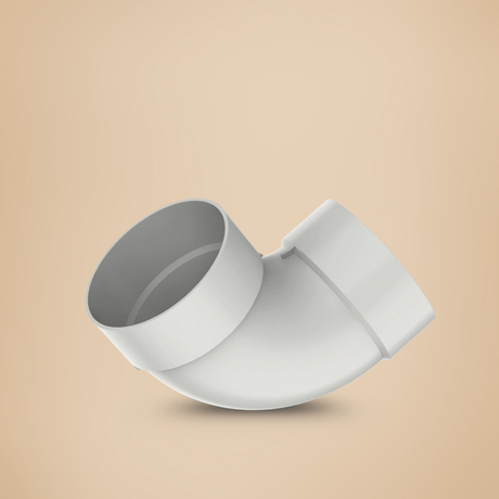 Era Plumbing Accessories ERA Vent 90° Elbow Floor Drain PVC Pipe - UDAL006