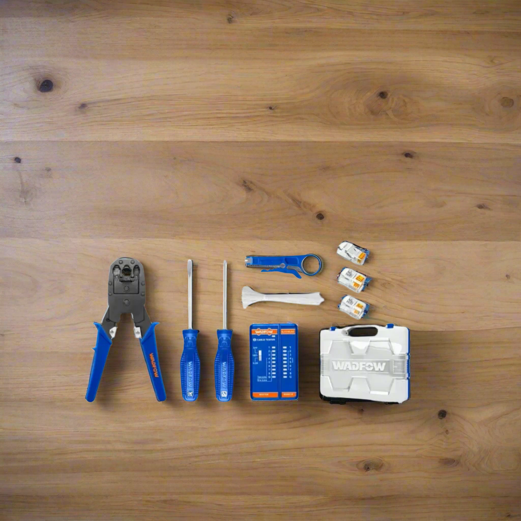 Wadfow 46-Piece Modular Plug Crimper Set -  WHS2B46