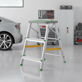 Ferral Ladder & Access Equipment Ferral 2-Step Green Foldable Aluminium Ladder - FER-02293