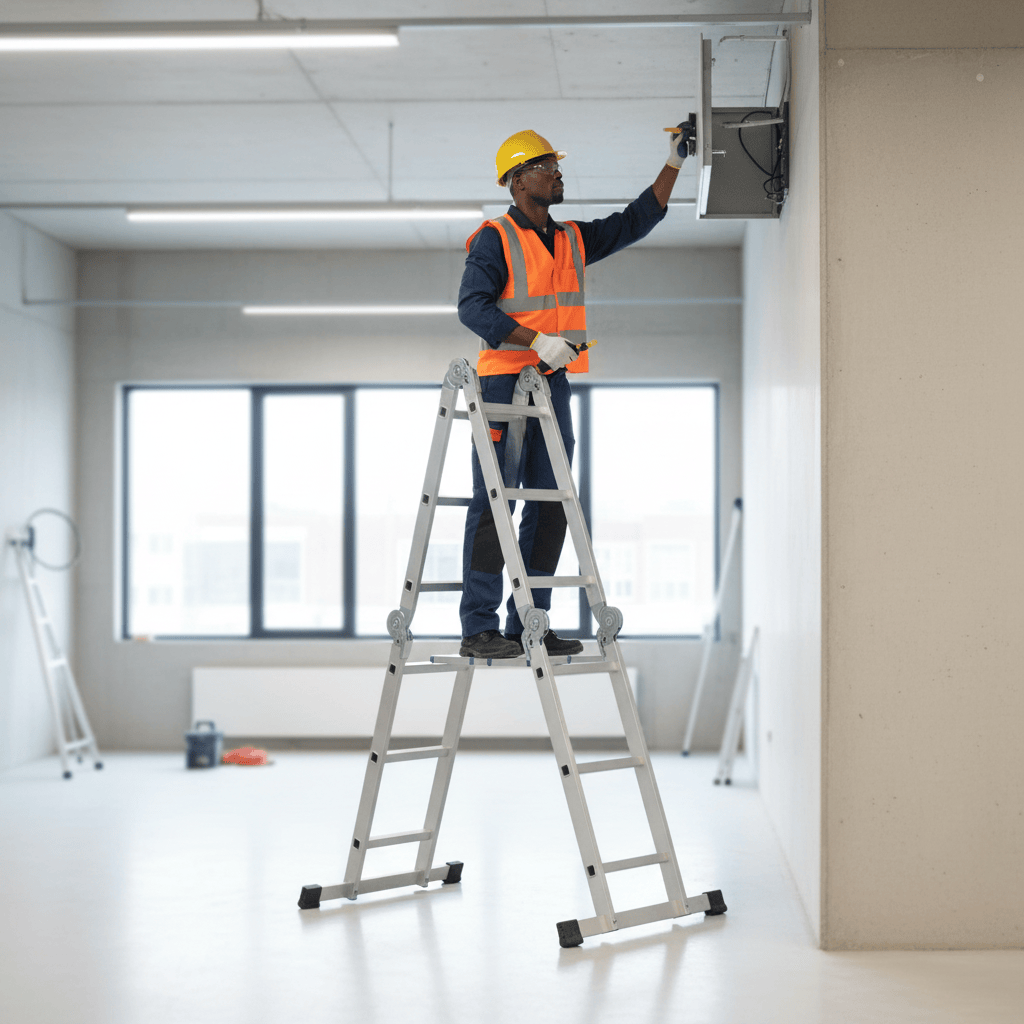 Ferral Ladder & Access Equipment Ferral Aluminium Articulated Multi-Purpose Folding Ladder | 4x3 & 4x4