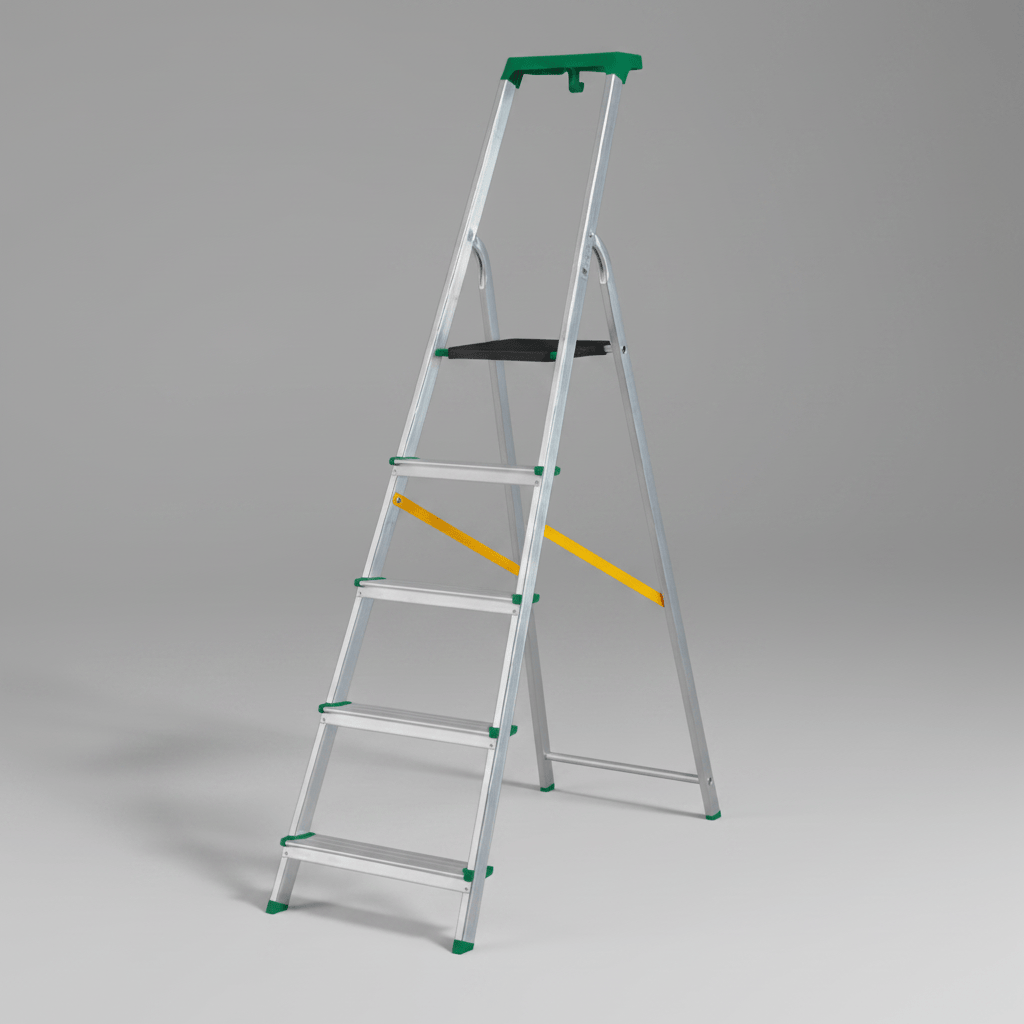 Ferral Ladder & Access Equipment Ferral Aluminium Folding Step Ladder with Platform Elite Plus - FER-025007