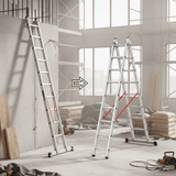 Ferral Ladder & Access Equipment Ferral Aluminium Professional Double-Section Combination Ladder | Elite 67 Series