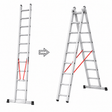 Ferral Ladder & Access Equipment Ferral Aluminium Professional Double-Section Combination Ladder | Elite 67 Series