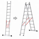 Ferral Ladder & Access Equipment Ferral Aluminium Professional Double-Section Combination Ladder | Elite 67 Series