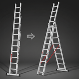 Ferral Ladder & Access Equipment Ferral Aluminium Professional Triple-Section Combination Ladder | Elite 67 Series