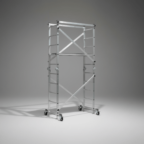 Ferral Ladder & Access Equipment Ferral Classic 10 Multi-Purpose Aluminium Scaffold with 10+10 Steps & 4m Extension - FER-FACS-10