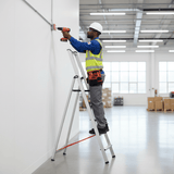 Ferral Ladder & Access Equipment Ferral Extra Professional Aluminium 8-Step Ladder with Platform - FER-02318