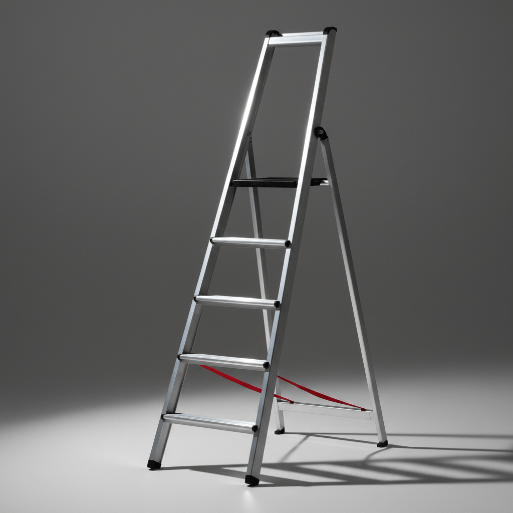 Ferral Ladder & Access Equipment Ferral Extra Professional Aluminium 8-Step Ladder with Platform - FER-02318