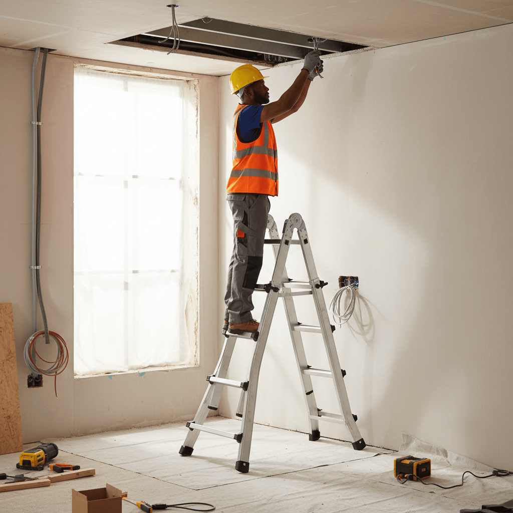Ferral Ladder & Access Equipment Ferral Professional Aluminium Multi-Purpose Telescopic Ladder | Teleflex Series