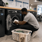 Finlux Household Essentials Appliances Finlux 8kg Graphite Front-Load Washing Machine with Digital Display 1200RPM - F12008KG-DS