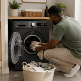Finlux Household Essentials Appliances Finlux 8kg Graphite Front-Load Washing Machine with Digital Display 1200RPM - F12008KG-DS