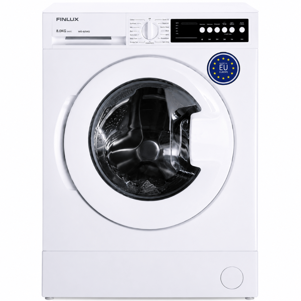 Finlux Household Essentials Appliances Finlux 8kg Wash / 5kg Dry Front-Load Washer Dryer 1400RPM - WD-8/5KG
