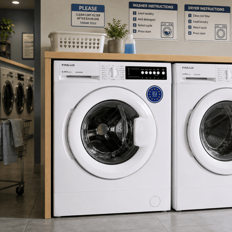 Finlux Household Essentials Appliances Finlux 8kg Wash / 5kg Dry Front-Load Washer Dryer 1400RPM - WD-8/5KG