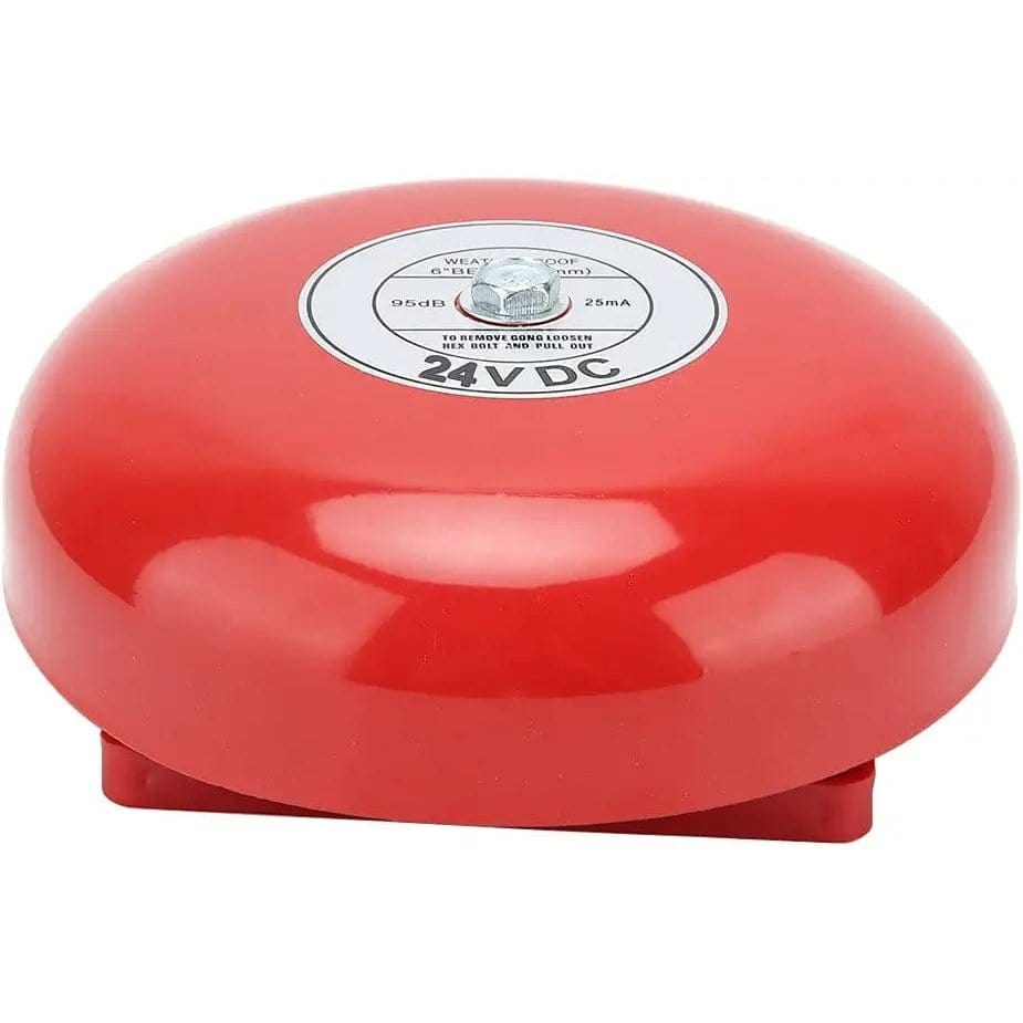 Fire Extinguisher Fire Safety Equipment Red 6" Fire Alarm Bell