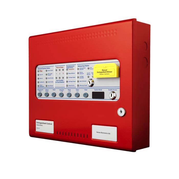 FirePro Fire Extinguisher FirePro-Kentec Sigma A-XT Extinguishant Control Panel