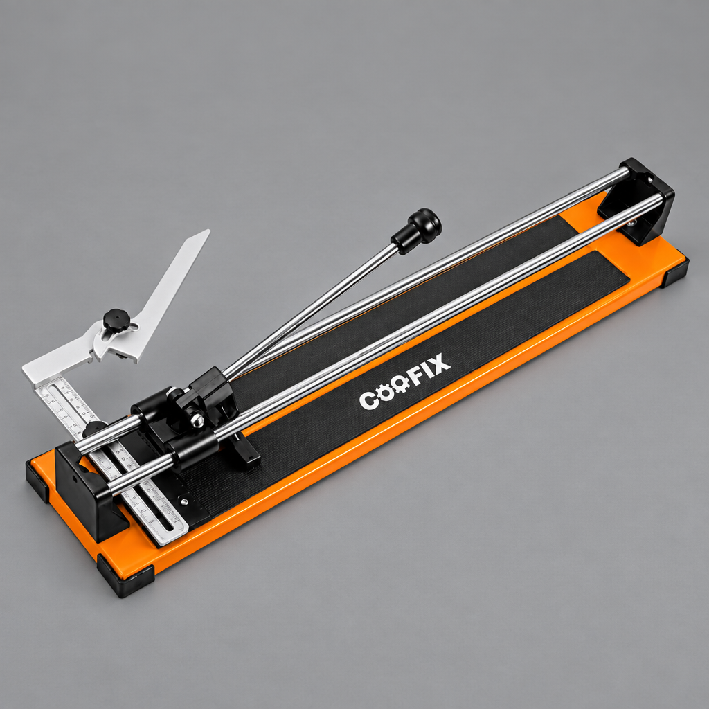 First Coofix tile cutter on grey