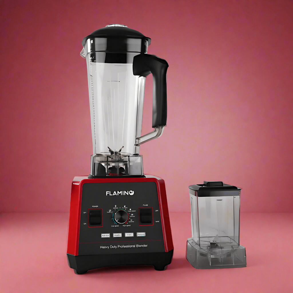Flamino Kitchen Appliances Flamino Red 2.0L 2 in 1 Commercial Blender - FB-3000C