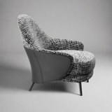 FM Living Room Furniture Angie Fabric Modern Armchair