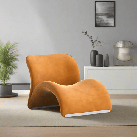 FM Living Room Furniture Brown Beauty Salon Floor Sofa