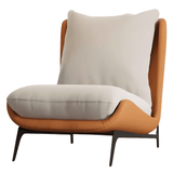 FM Living Room Furniture Brown Comfy Leather Luxury Sofa