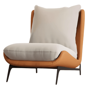 FM Living Room Furniture Brown Comfy Leather Luxury Sofa